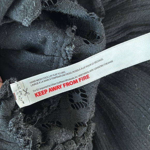 🚫 SOLD Free People Adell Cami Y2K Fairycore Black M - Picture 10 of 11